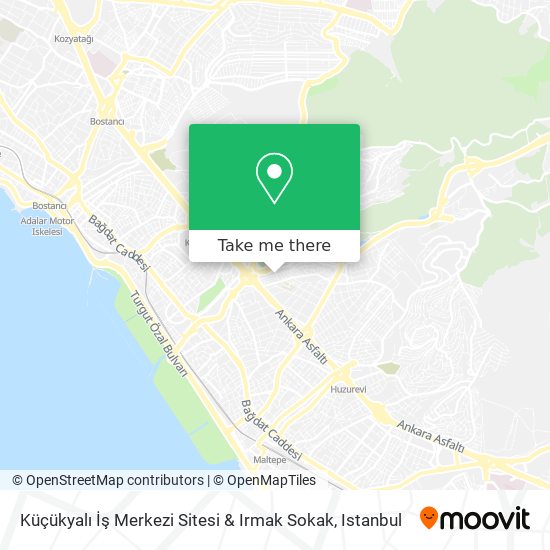 Küçükyalı İş Merkezi Sitesi & Irmak Sokak map