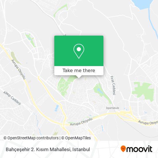 Bahçeşehir 2. Kısım Mahallesi map