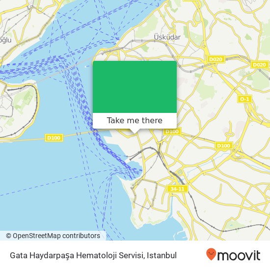 Gata Haydarpaşa Hematoloji Servisi map