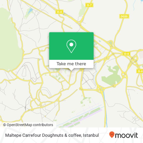 Maltepe Carrefour Doughnuts & coffee map