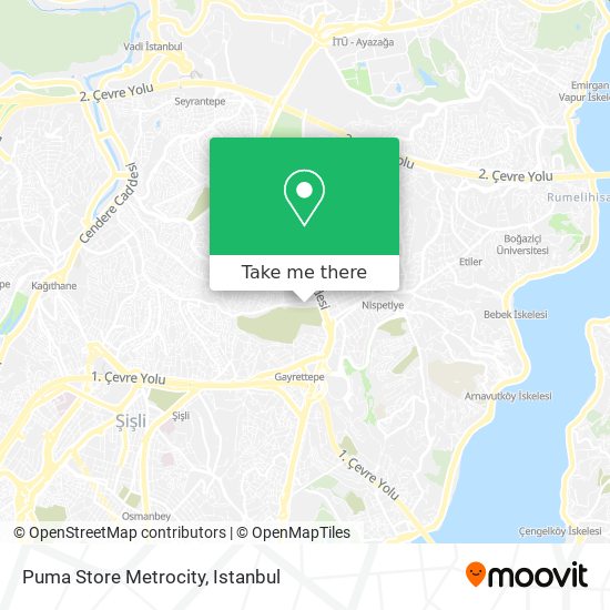 Puma Store Metrocity map
