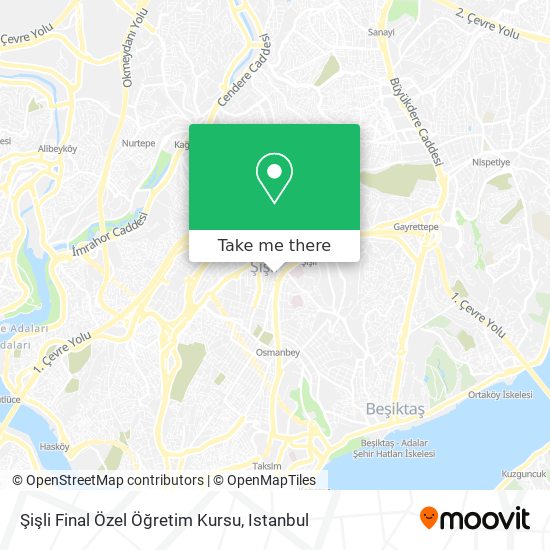 Şişli Final Özel Öğretim Kursu map