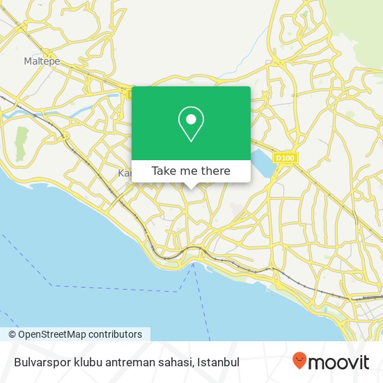 Bulvarspor klubu antreman sahasi map