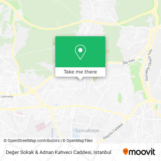 Değer Sokak & Adnan Kahveci Caddesi map