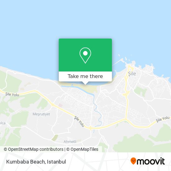 Kumbaba Beach map