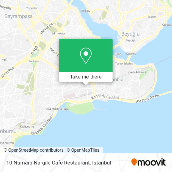 10 Numara Nargile Cafe Restaurant map