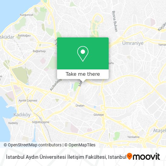 İstanbul Aydın Üniversitesi İletişim Fakültesi map