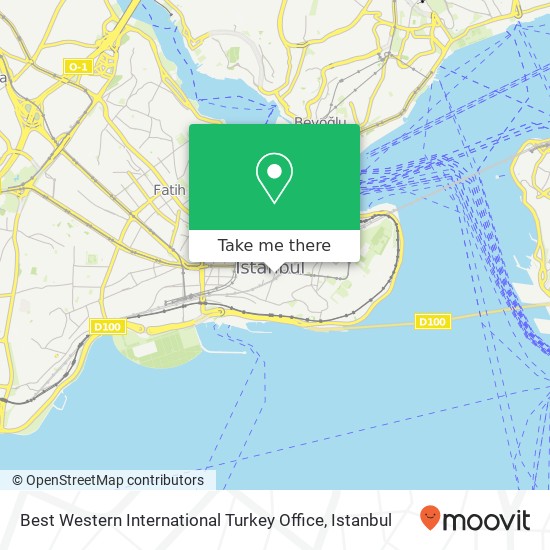 Best Western International Turkey Office map