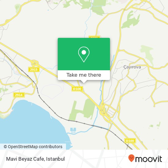 Mavi Beyaz Cafe map