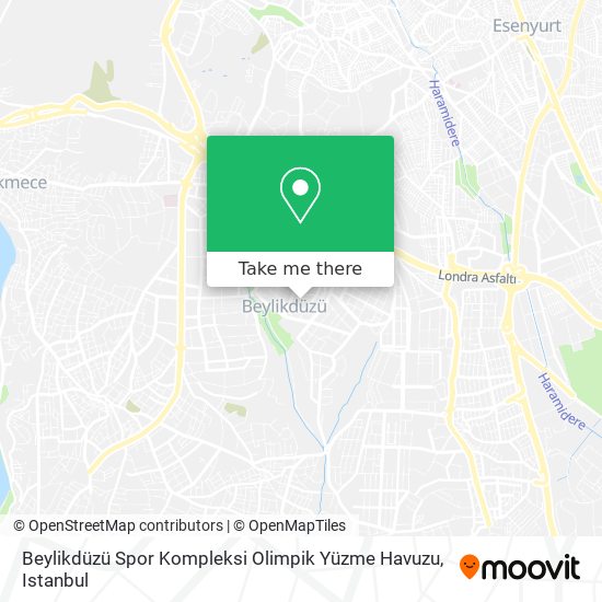 Beylikdüzü Spor Kompleksi Olimpik Yüzme Havuzu map