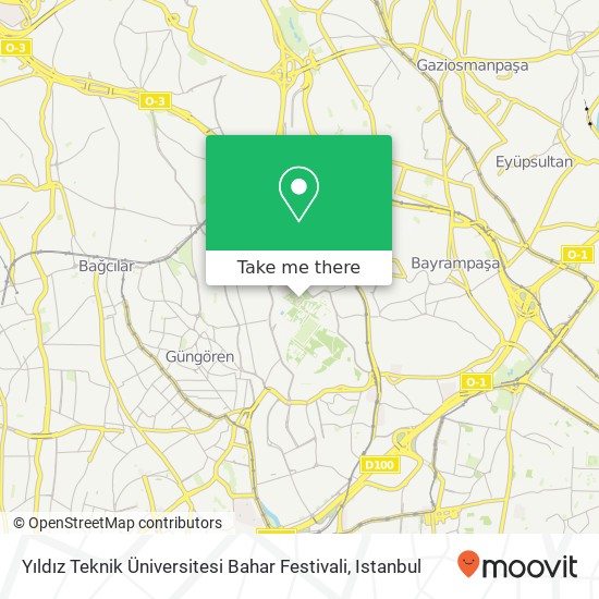 Yıldız Teknik Üniversitesi Bahar Festivali map