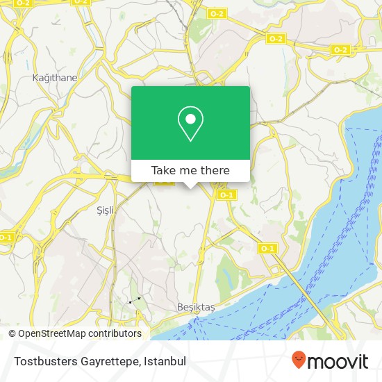 Tostbusters Gayrettepe map