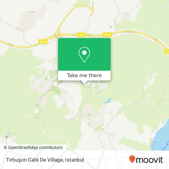 Tirbuşon Café De Village map