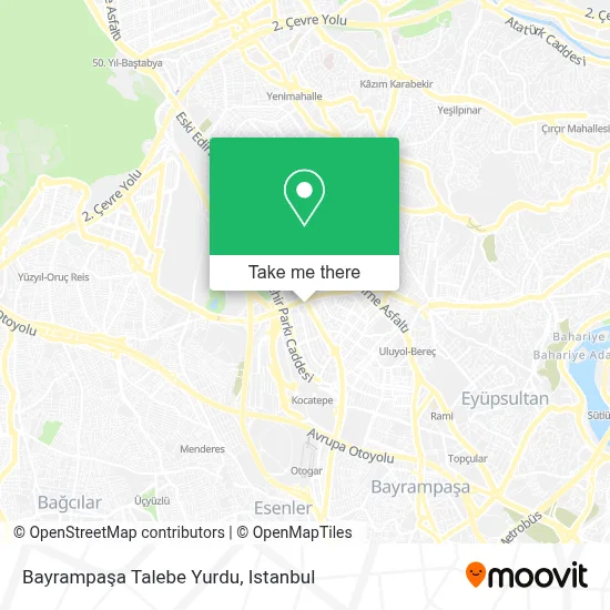 Bayrampaşa Talebe Yurdu map