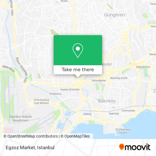 Egzoz Market map