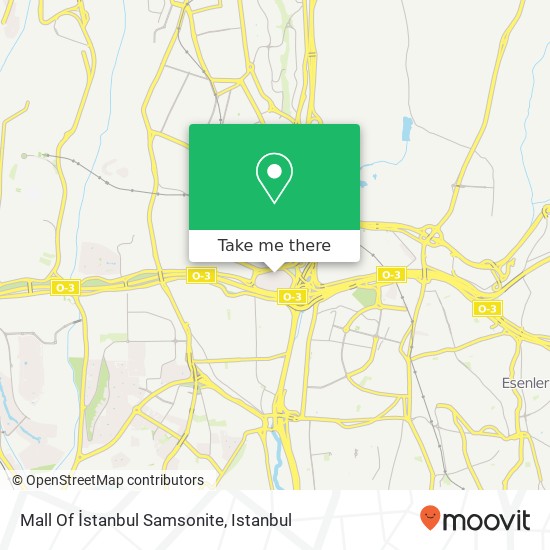 Mall Of İstanbul Samsonite map