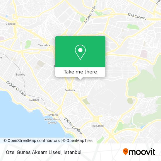 Ozel Gunes Aksam Lisesi map