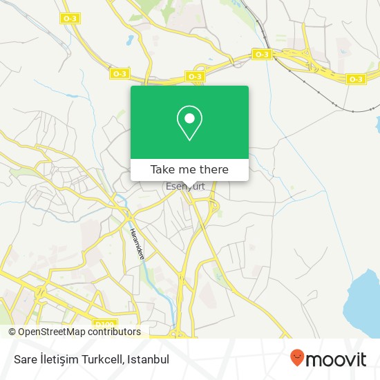 Sare İletişim Turkcell map