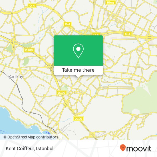 Kent Coiffeur map