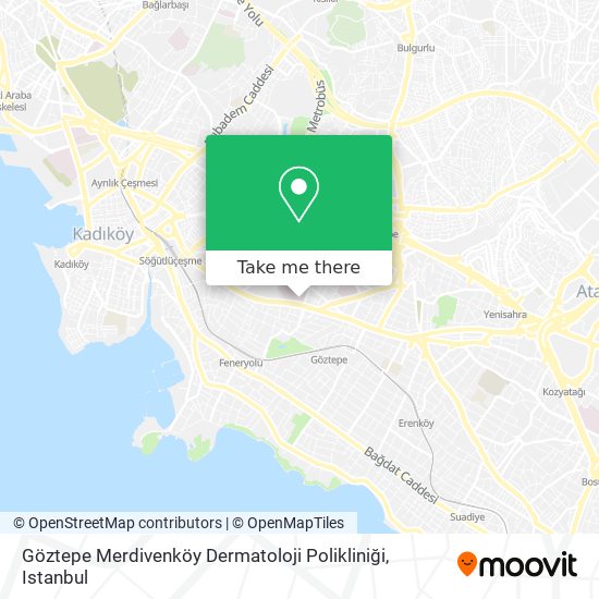 Göztepe Merdivenköy Dermatoloji Polikliniği map