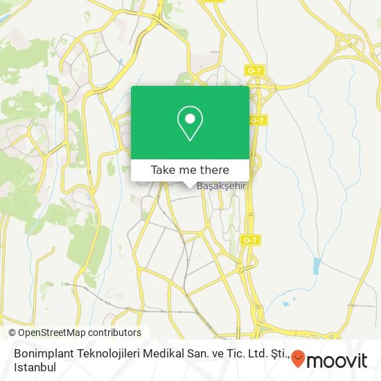 Bonimplant Teknolojileri Medikal San. ve Tic. Ltd. Şti. map
