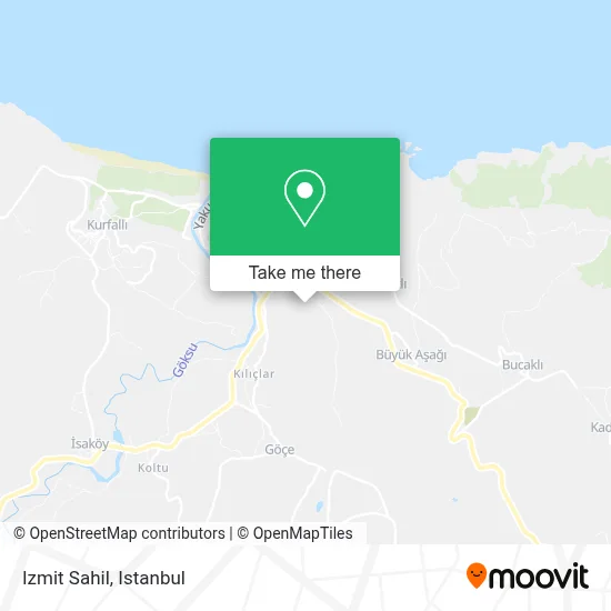 Izmit Sahil map