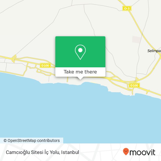 Camcıoğlu Sitesi İç Yolu map