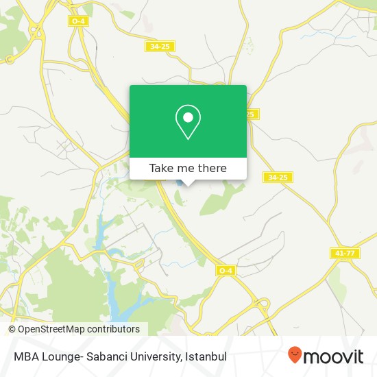 MBA Lounge- Sabanci University map