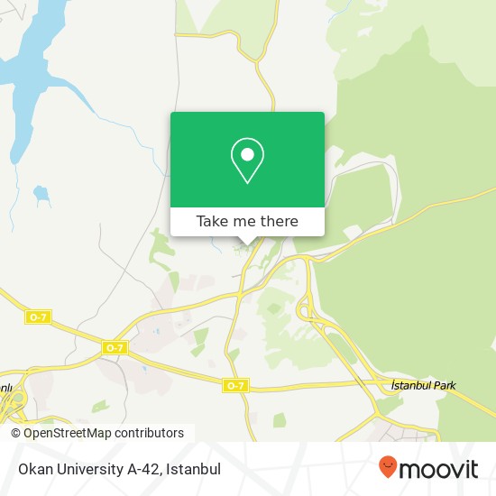 Okan University A-42 map