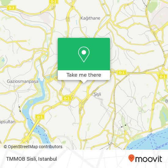 TMMOB Sisli map