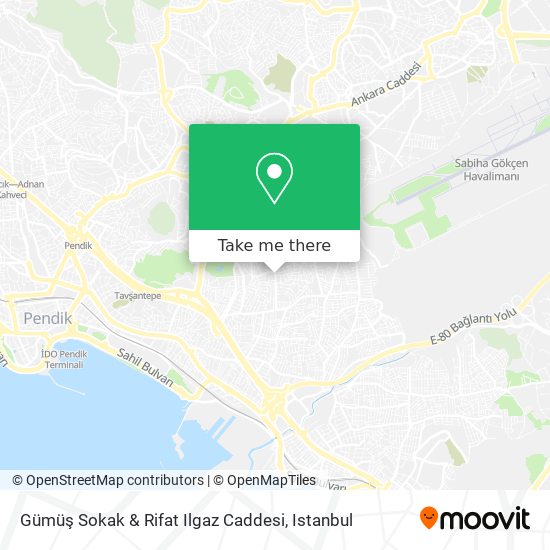 Gümüş Sokak & Rifat Ilgaz Caddesi map