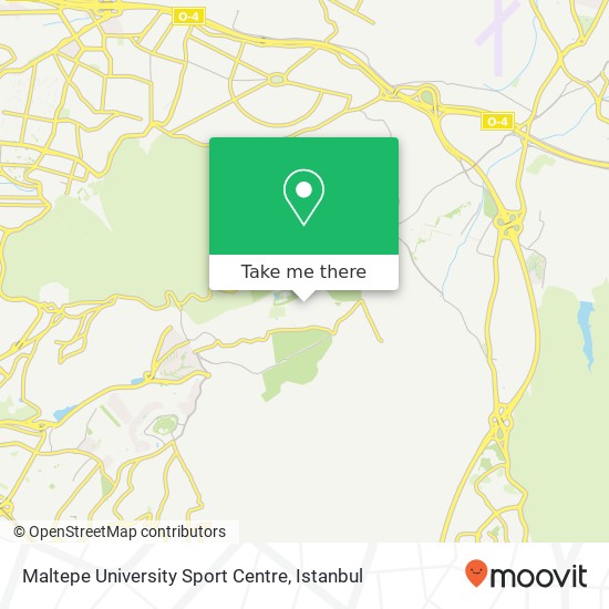 Maltepe University Sport Centre map