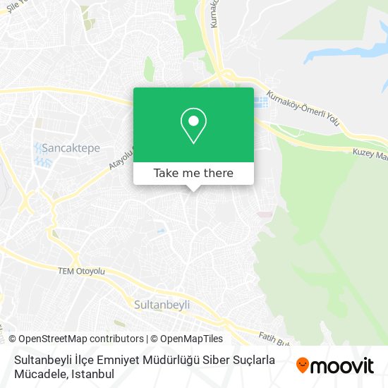 Sultanbeyli İlçe Emniyet Müdürlüğü Siber Suçlarla Mücadele map