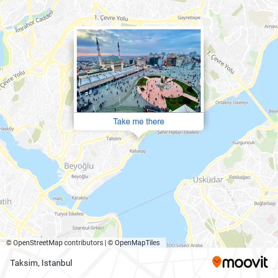Taksim map