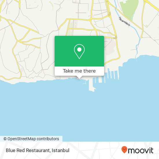 Blue Red Restaurant map