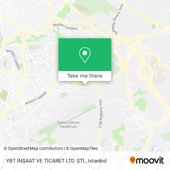 YBT İNŞAAT VE TİCARET LTD. ŞTİ. map