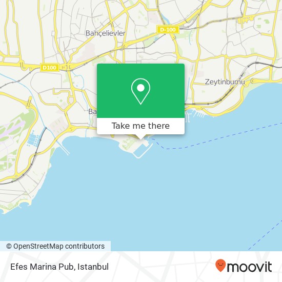 Efes Marina Pub map