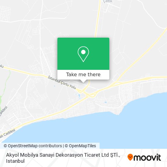 Akyol Mobilya Sanayi Dekorasyon Ticaret Ltd ŞTİ. map