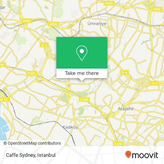 Caffe Sydney map