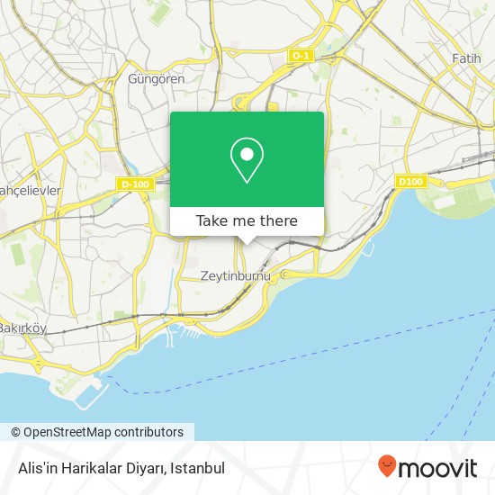 Alis'in Harikalar Diyarı map