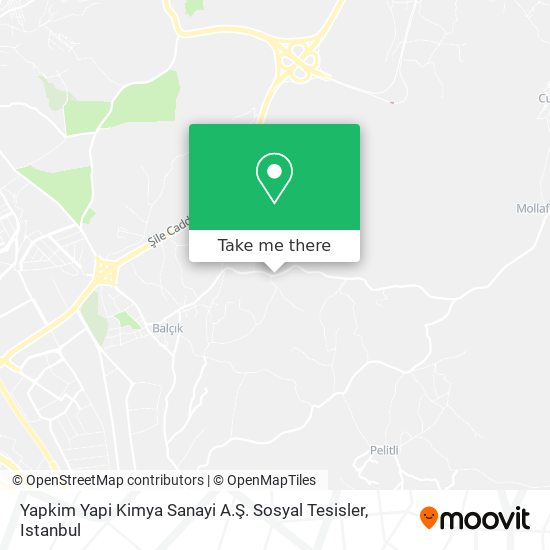 Yapkim Yapi Kimya Sanayi A.Ş. Sosyal Tesisler map