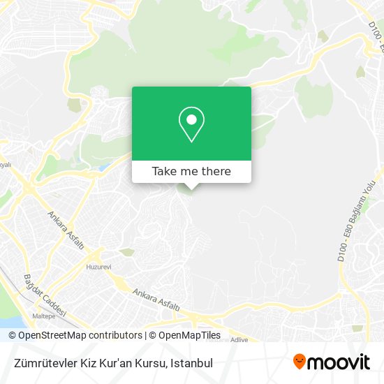 Zümrütevler Kiz Kur'an Kursu map