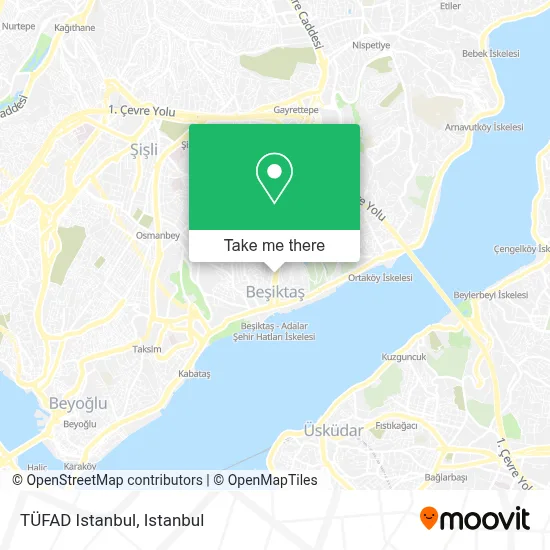 TÜFAD Istanbul map
