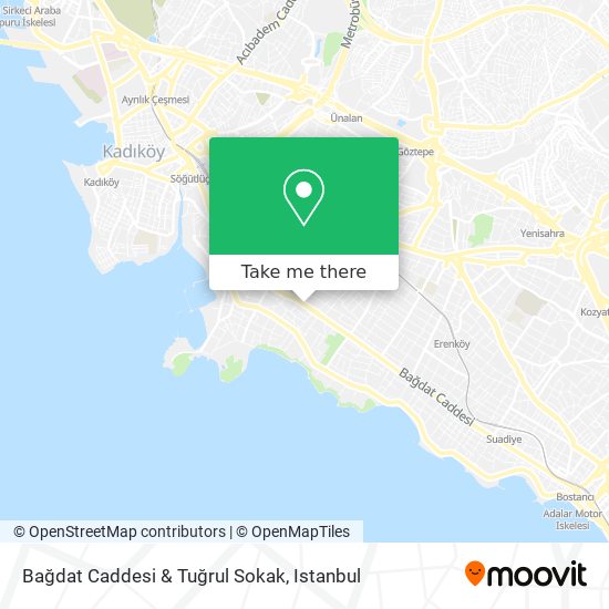 Bağdat Caddesi & Tuğrul Sokak map