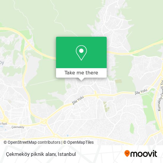 Çekmeköy piknik alanı map