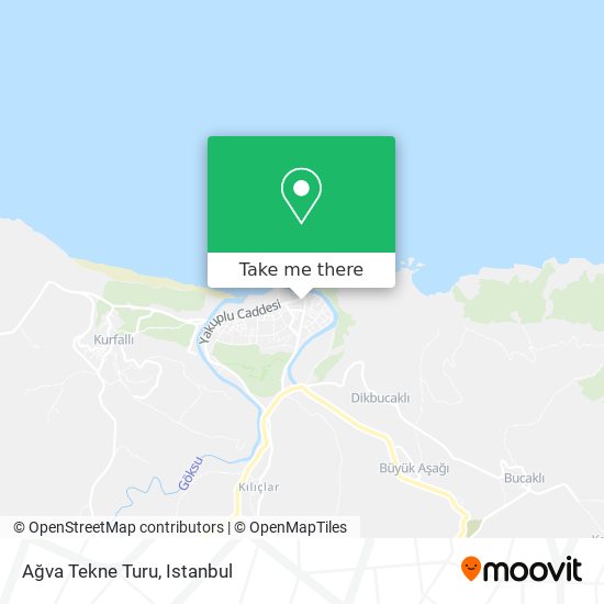 Ağva Tekne Turu map