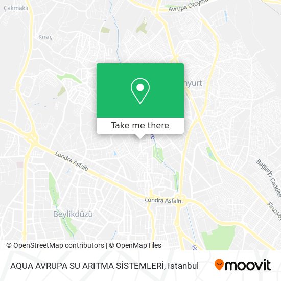 AQUA AVRUPA SU ARITMA SİSTEMLERİ map