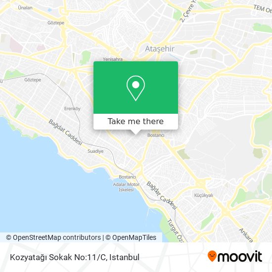Kozyatağı Sokak No:11/C map