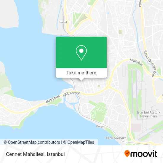 Cennet Mahallesi map