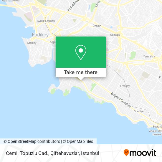 Cemil Topuzlu Cad., Çiftehavuzlar map